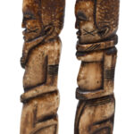 Ancestor Couple - Bone - Lega - DR Congo