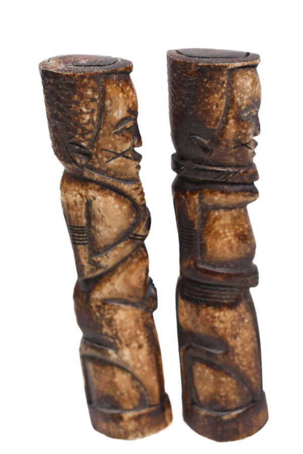 Ancestor Couple - Bone - Lega - DR Congo