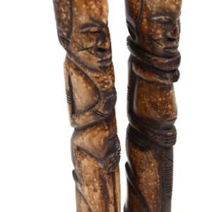 Ancestor Couple - Bone - Lega - DR Congo