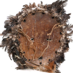 Mask - Wood - Lega, Feathers - Congo