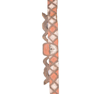 House post / pillar - Wood - Mitsogho - Gabon