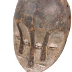 Triple face mask - Lengola - Wood - Congo