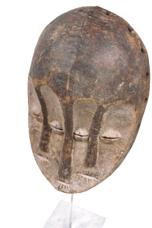 Triple face mask - Lengola - Wood - Congo