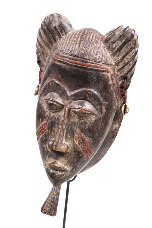 Dance mask - Wood - Baule - Ivory Coast