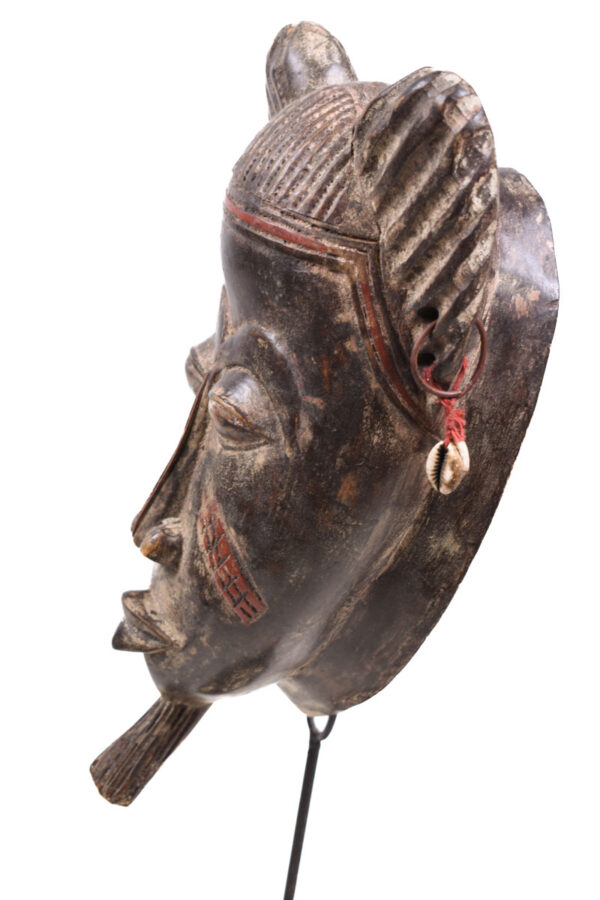 Dance mask - Wood - Baule - Ivory Coast