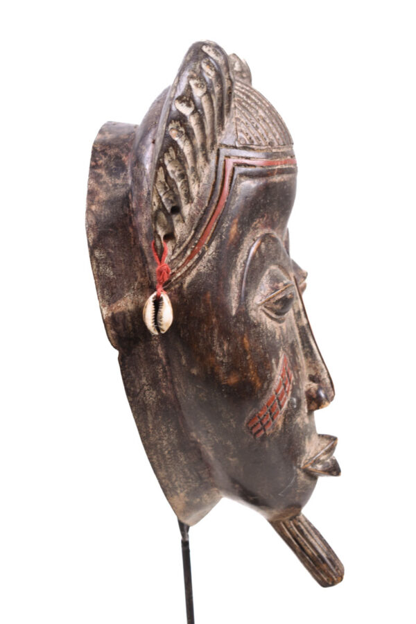 Dance mask - Wood - Baule - Ivory Coast