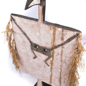 Loniaken Mask - Wood, Raphia - Toussian - Burkina Faso