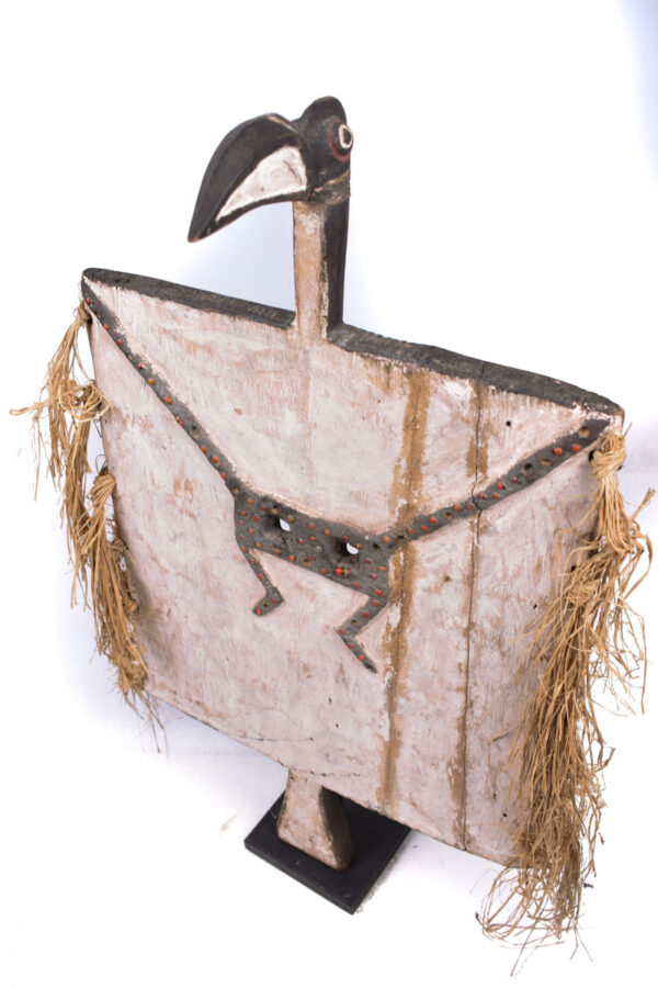 Loniaken Mask - Wood, Raphia - Toussian - Burkina Faso