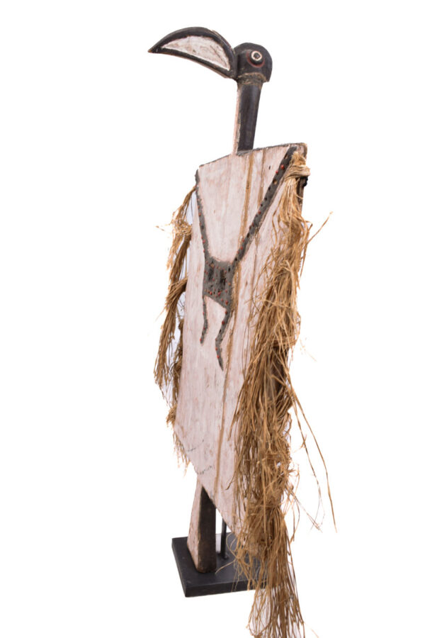 Loniaken Mask - Wood, Raphia - Toussian - Burkina Faso