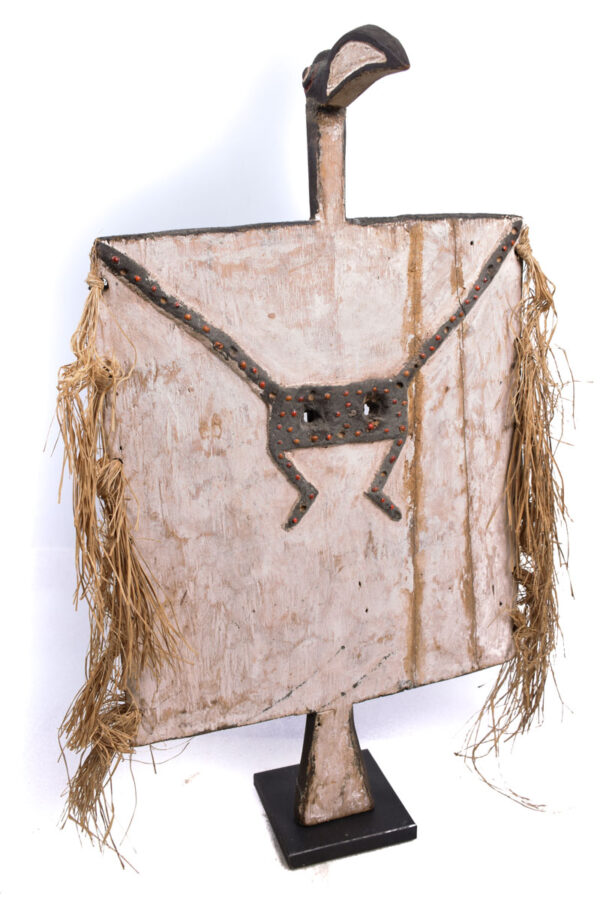Loniaken Mask - Wood, Raphia - Toussian - Burkina Faso