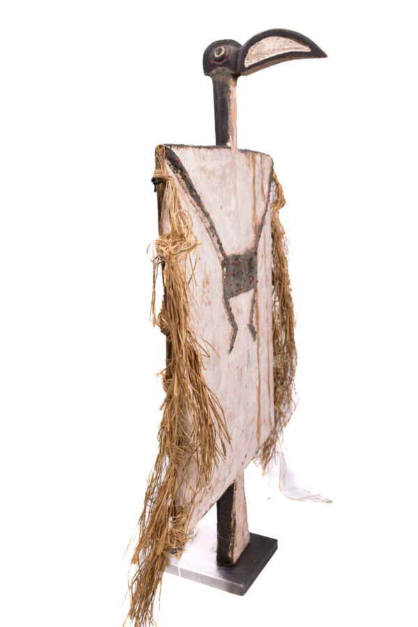 Loniaken Mask - Wood, Raphia - Toussian - Burkina Faso