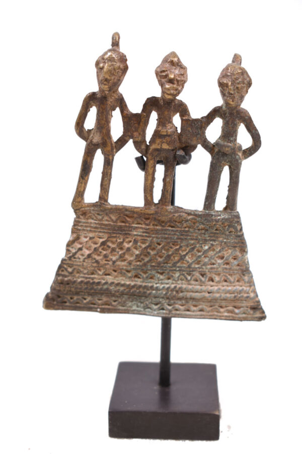 Triple Figure Pendant - Bronze - Senufo - Ivory Coast