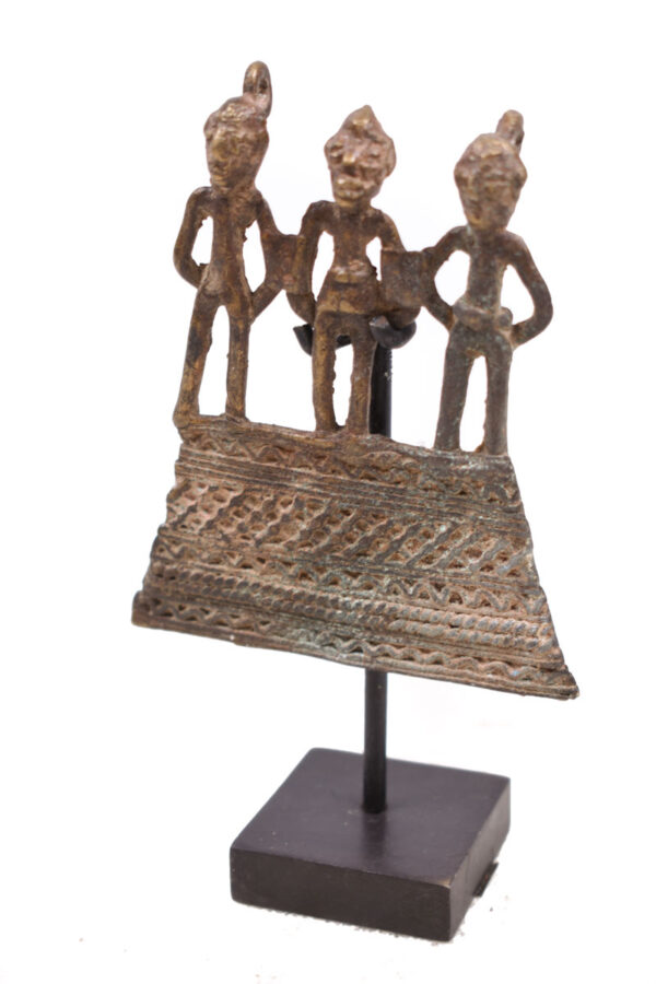 Triple Figure Pendant - Bronze - Senufo - Ivory Coast