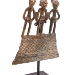 Triple Figure Pendant - Bronze - Senufo - Ivory Coast