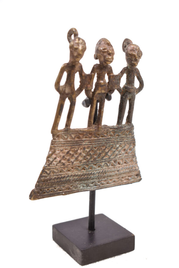 Triple Figure Pendant - Bronze - Senufo - Ivory Coast