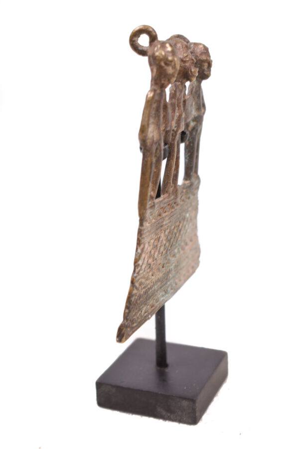 Triple Figure Pendant - Bronze - Senufo - Ivory Coast