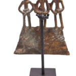 Triple Figure Pendant - Bronze - Senufo - Ivory Coast