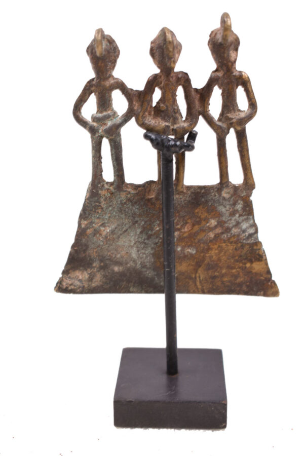 Triple Figure Pendant - Bronze - Senufo - Ivory Coast