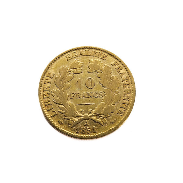 France 10 Francs 1851-A Ceres