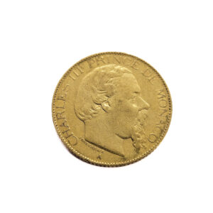 Monaco 20 Francs 1879 Charles III