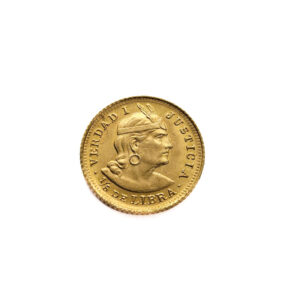 Peru 1/5 Libra 1914