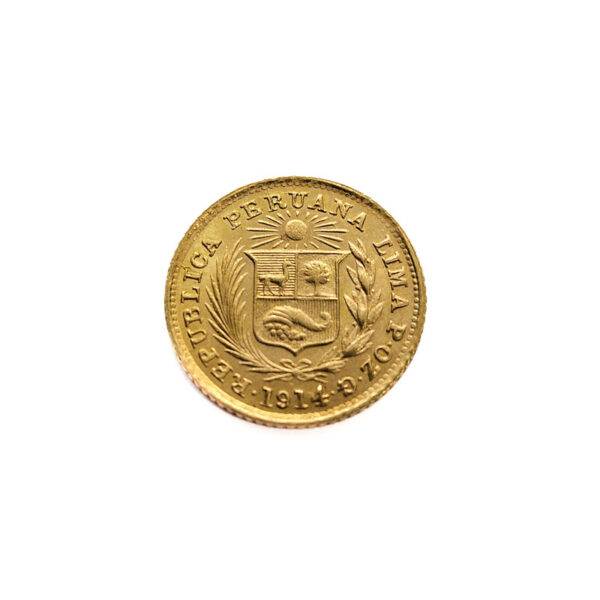 Peru 1/5 Libra 1914