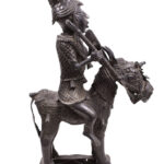 Equestrian Figure - Bronze - Edo - Benin