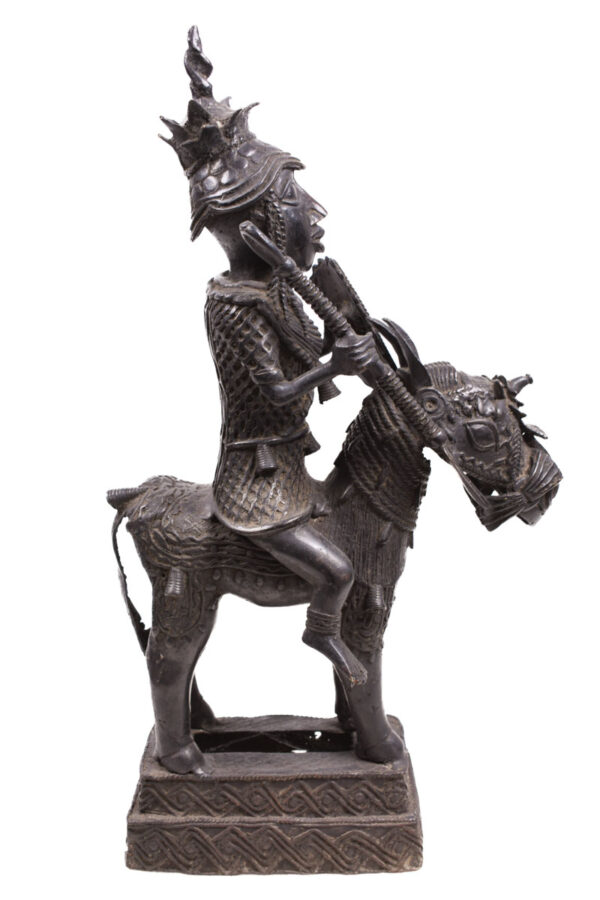 Equestrian Figure - Bronze - Edo - Benin