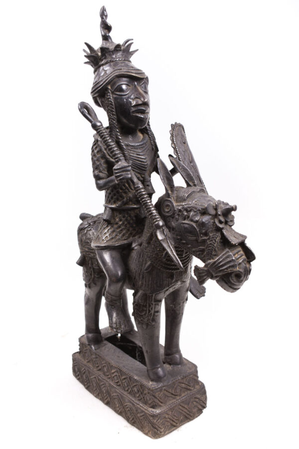 Equestrian Figure - Bronze - Edo - Benin