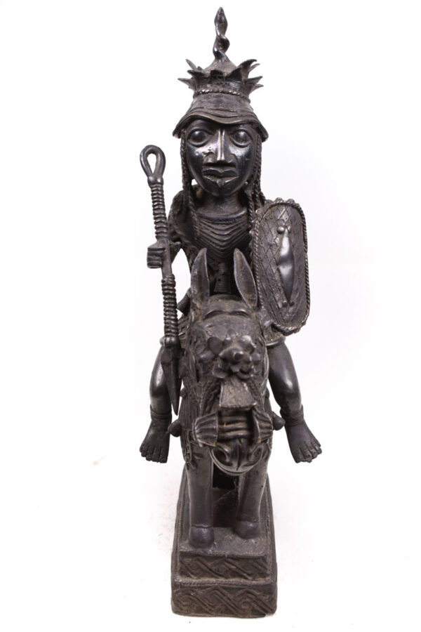 Equestrian Figure - Bronze - Edo - Benin