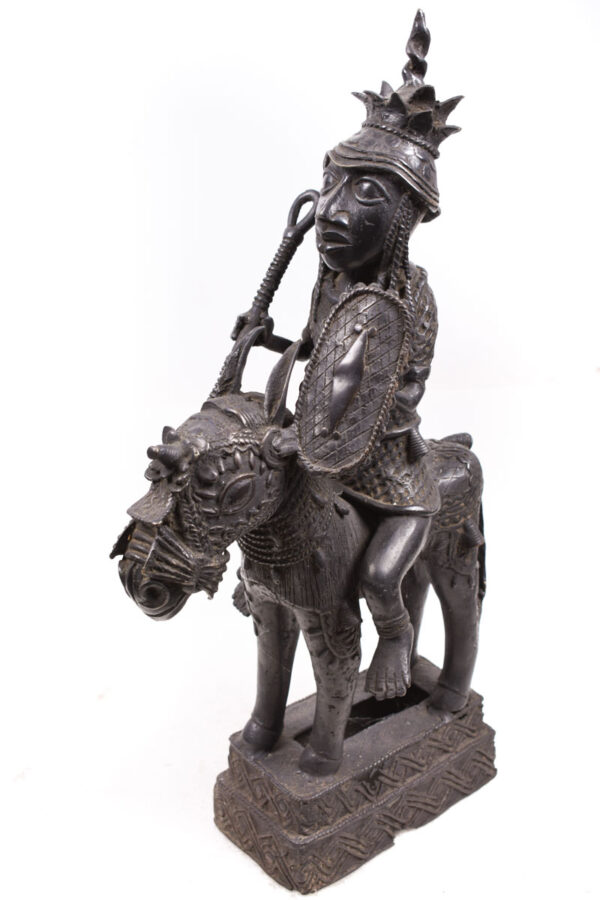 Equestrian Figure - Bronze - Edo - Benin