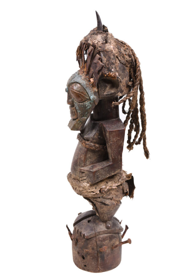 Power Figure - Wood, Metal - Songye - Congo