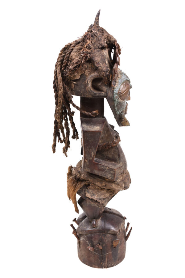 Power Figure - Wood, Metal - Songye - Congo