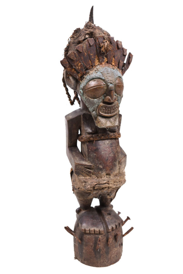 Power Figure - Wood, Metal - Songye - Congo