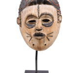 Mask - Wood - Idoma - Nigeria - Schädler certificate
