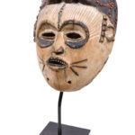 Mask - Wood - Idoma - Nigeria - Schädler certificate