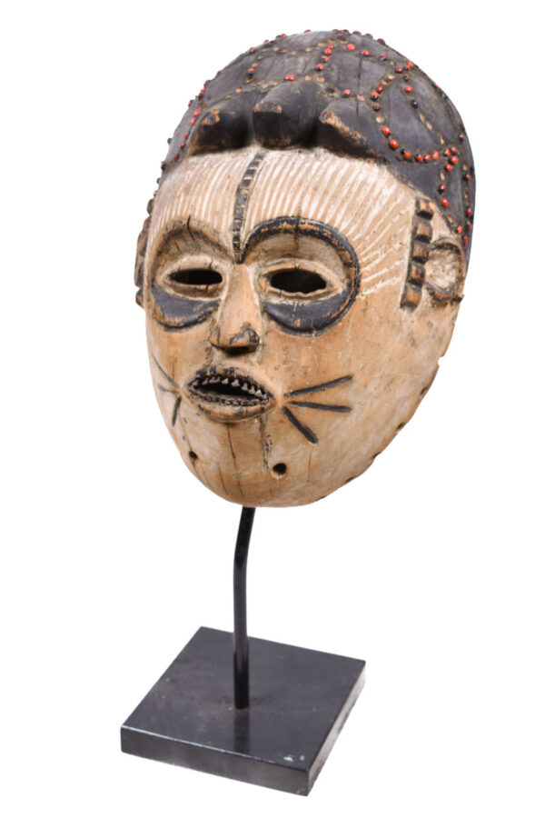 Mask - Wood - Idoma - Nigeria - Schädler certificate