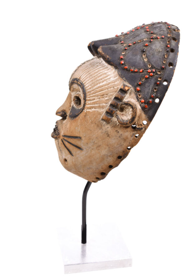 Mask - Wood - Idoma - Nigeria - Schädler certificate