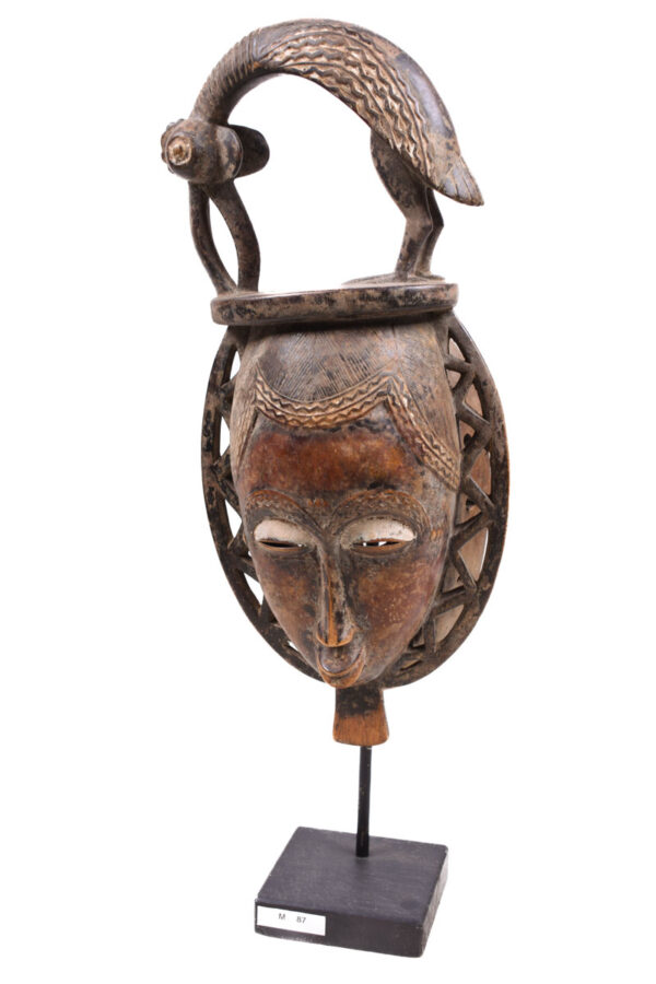 Dance mask - Wood - Yaure - Ivory Coast