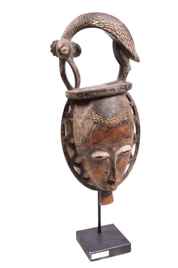 Dance mask - Wood - Yaure - Ivory Coast
