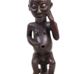 Anthropomorphic Cup Figure - Wood - Kuba - Congo