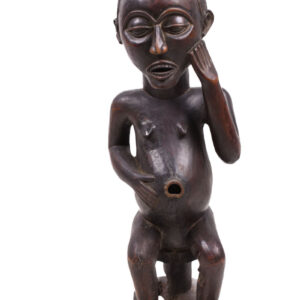 Anthropomorphic Cup Figure - Wood - Kuba - Congo