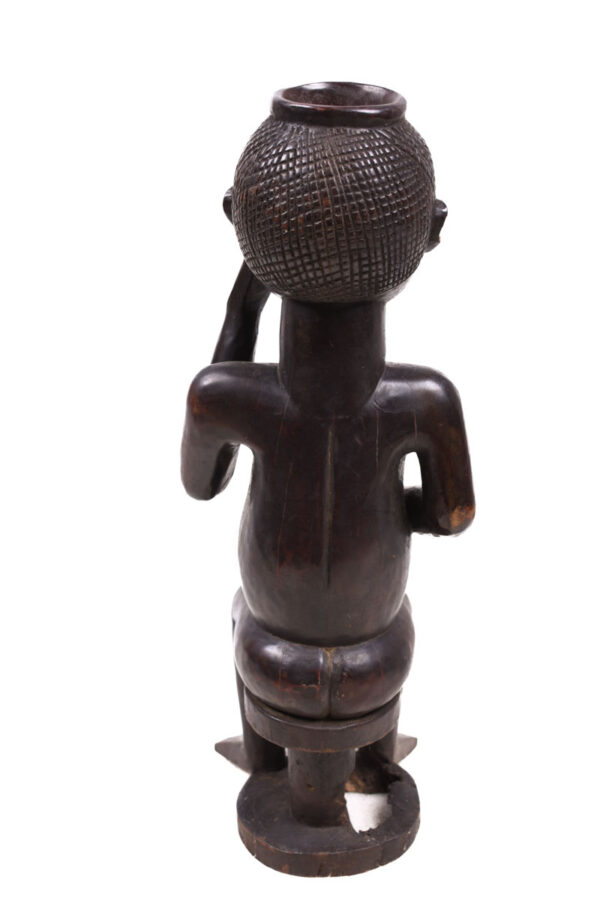 Anthropomorphic Cup Figure - Wood - Kuba - Congo