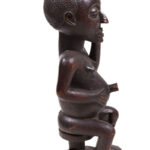 Anthropomorphic Cup Figure - Wood - Kuba - Congo
