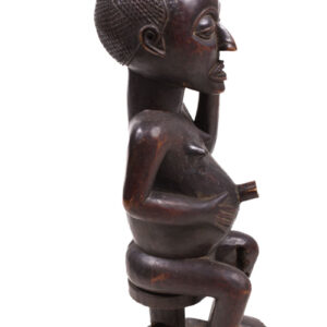 Anthropomorphic Cup Figure - Wood - Kuba - Congo