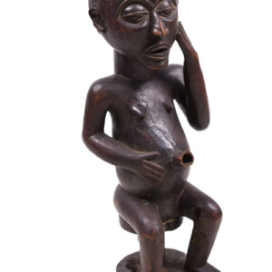 Anthropomorphic Cup Figure - Wood - Kuba - Congo