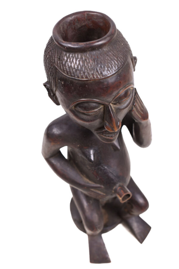 Anthropomorphic Cup Figure - Wood - Kuba - Congo