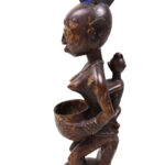 Divination bowl figure - Wood - Yoruba - Nigeria