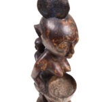 Divination bowl figure - Wood - Yoruba - Nigeria