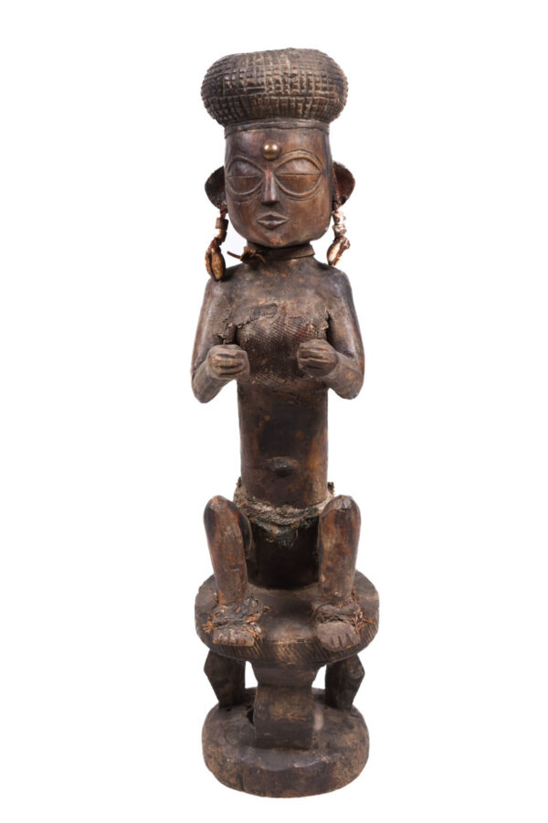 Ancestor figure - Wood - Chokwe - Congo